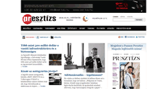 Desktop Screenshot of presztizs.com